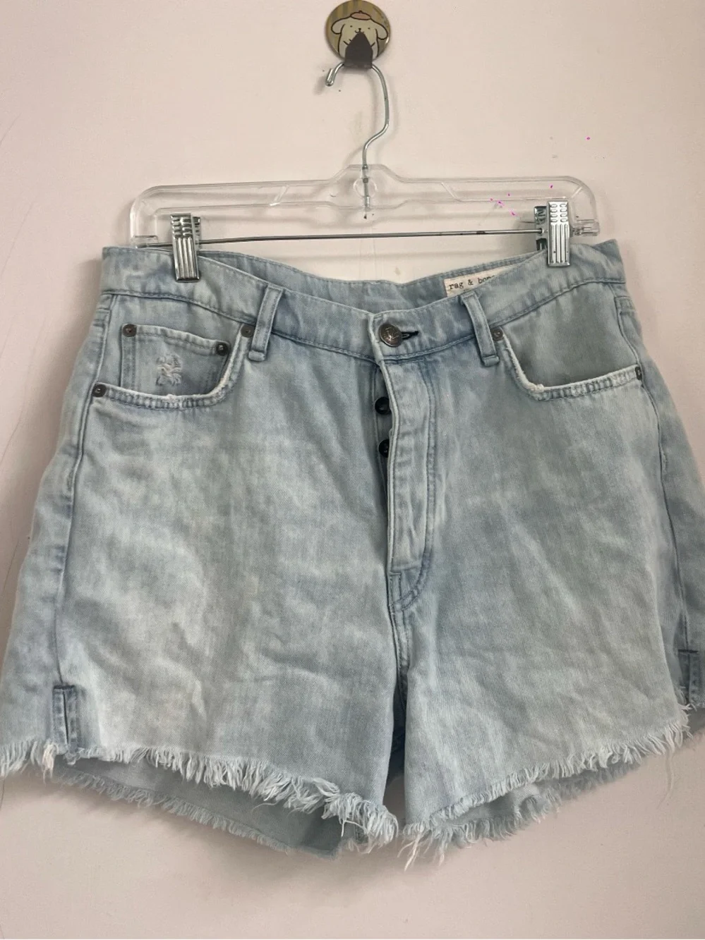 Rag & Bone denim cutoff shorts jorts Size 29 $198